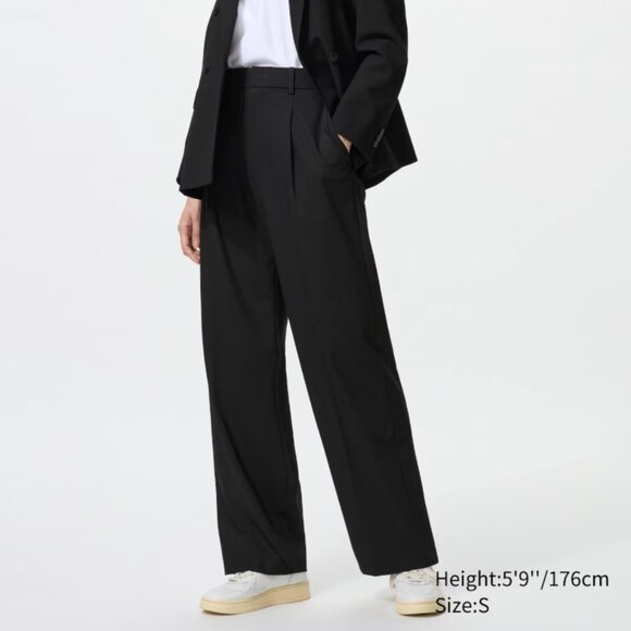 Uniqlo Pleated Wide Pants | Tall - Picture 1 of 1
